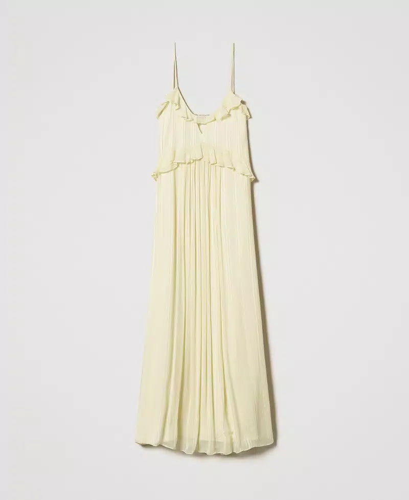 Vestido largo Manteca Twinset