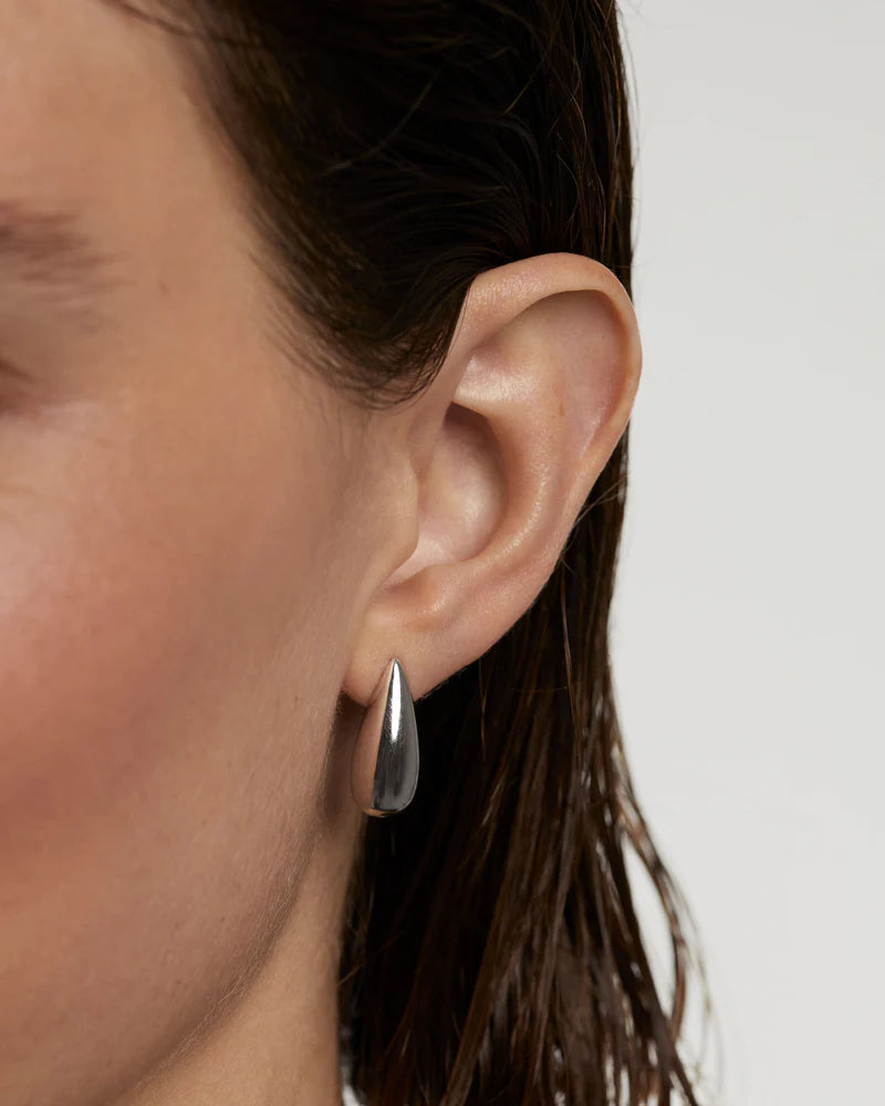 Caravanas Sugar grande plata PDPAOLA