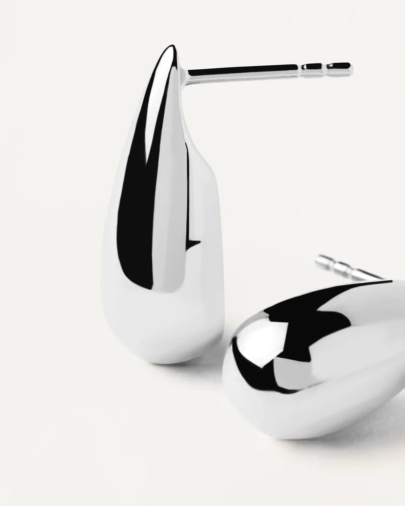 Caravanas Sugar grande plata PDPAOLA