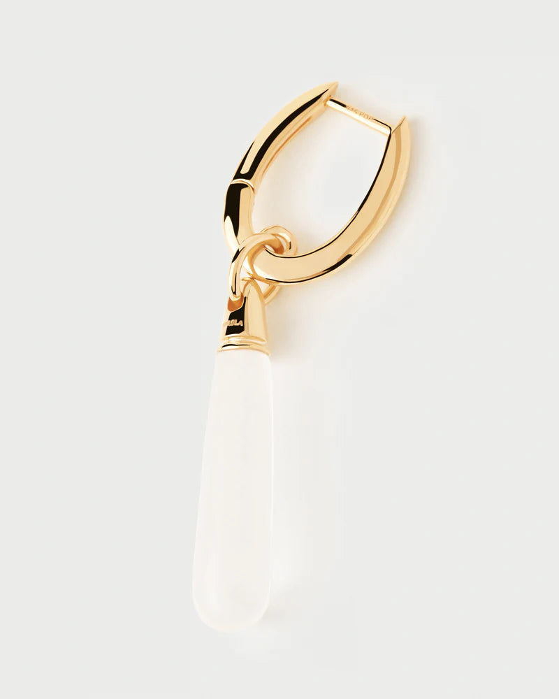 Aro individual cristal de roca large Jupiter PDPAOLA