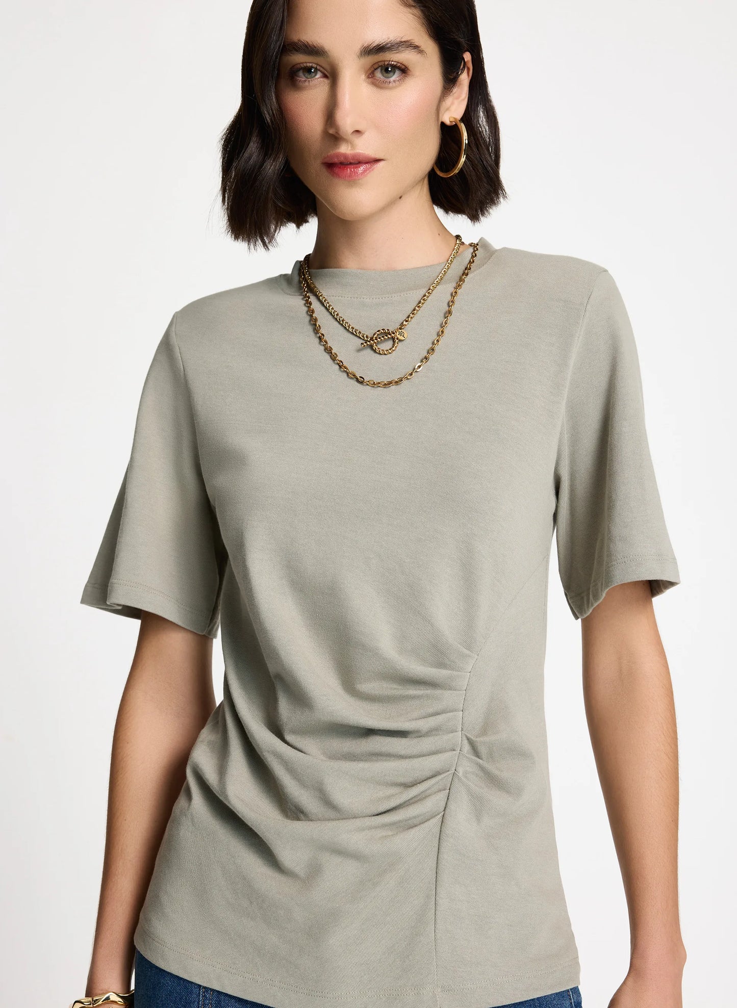 Remera verde lavado Isadora Le Lis Blanc