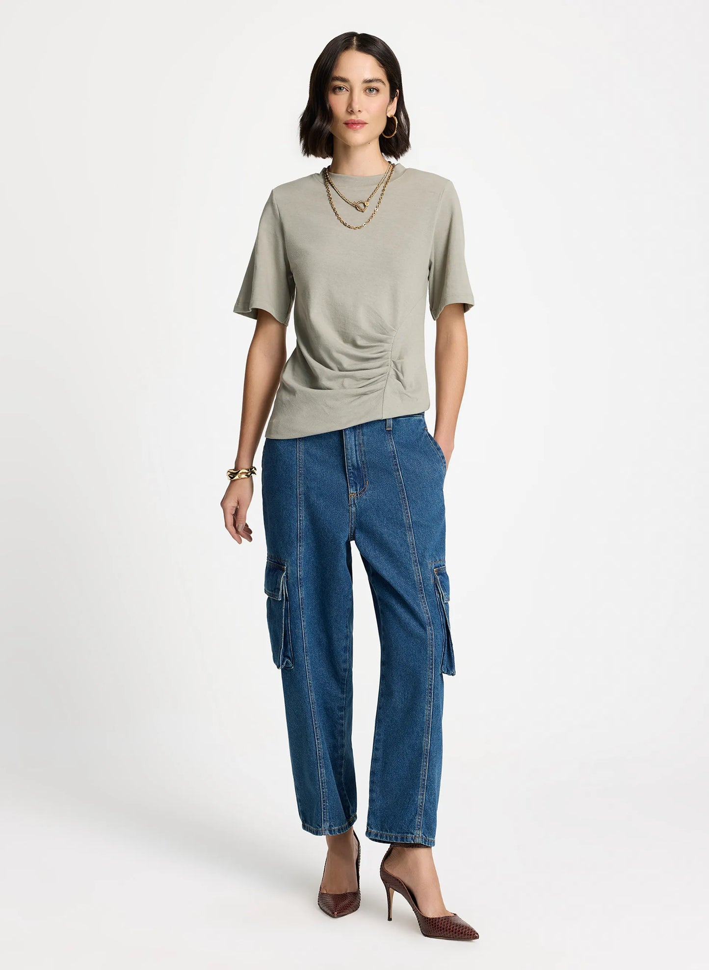 Remera verde lavado Isadora Le Lis Blanc