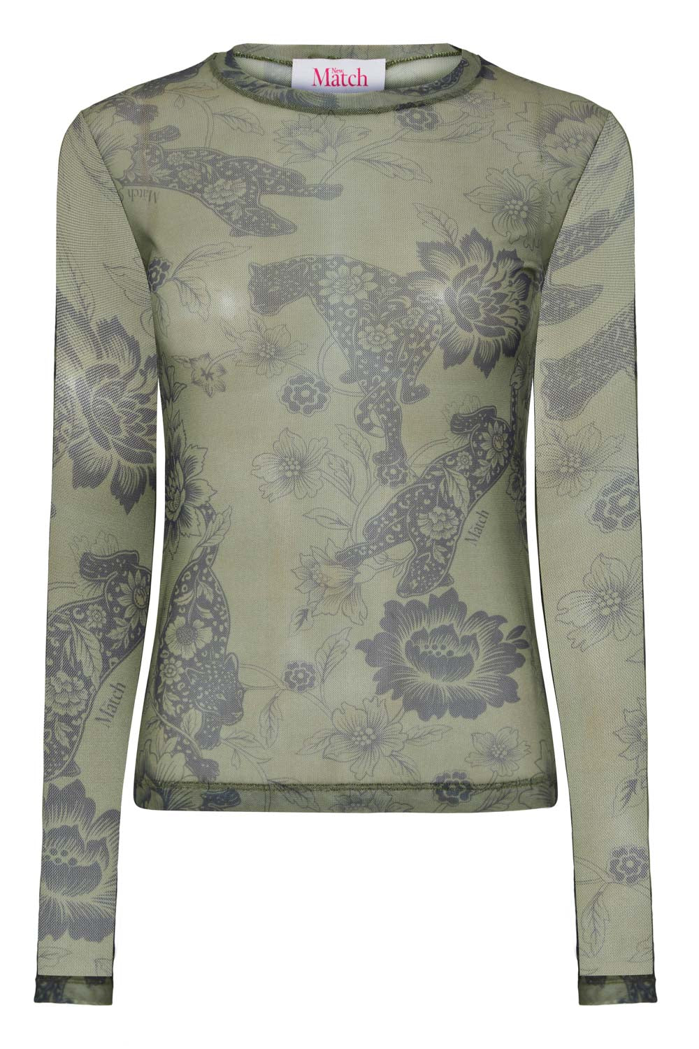 Blusa Tul verde New Match