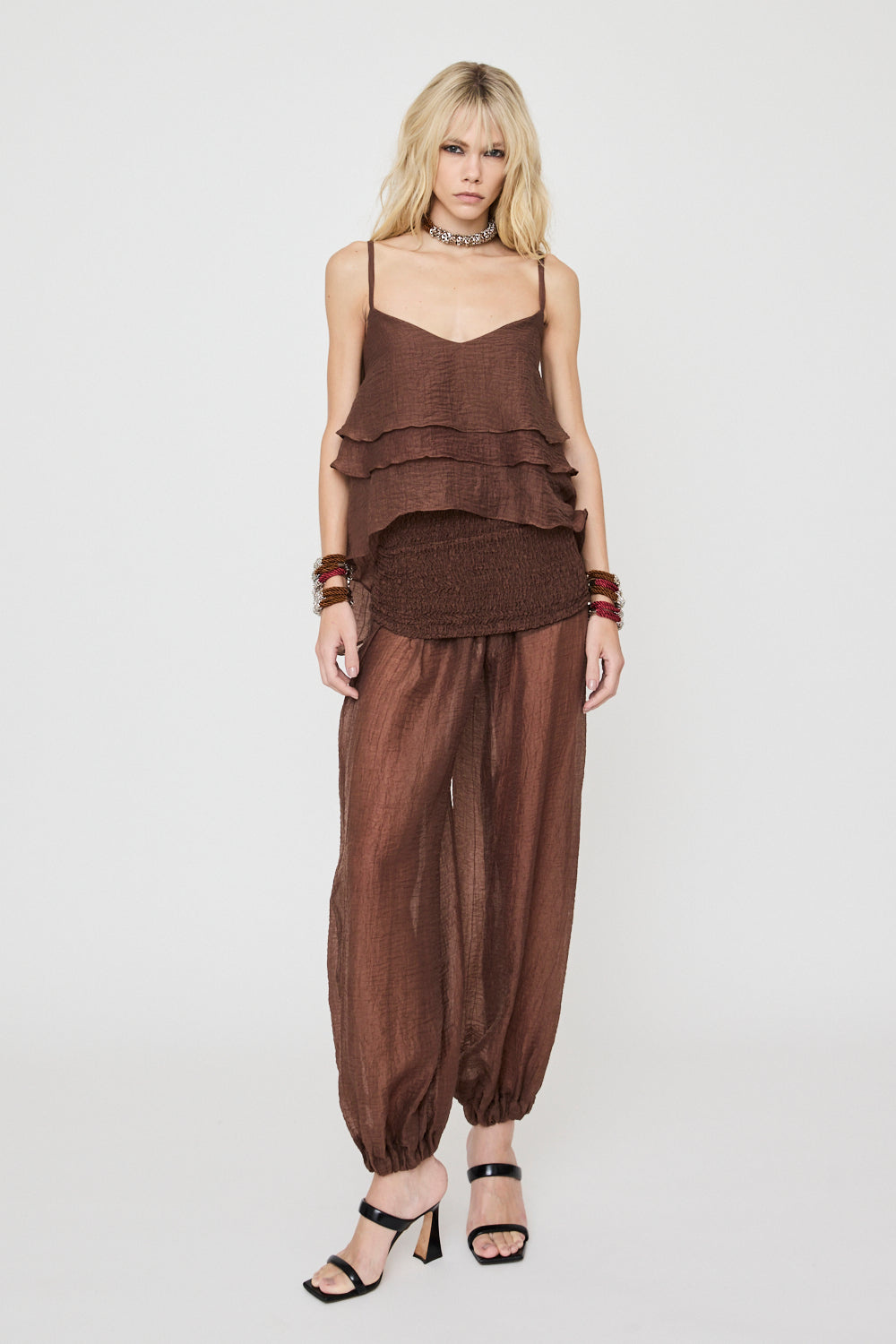 Blusa Marron New Match