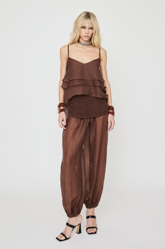Blusa Marron New Match