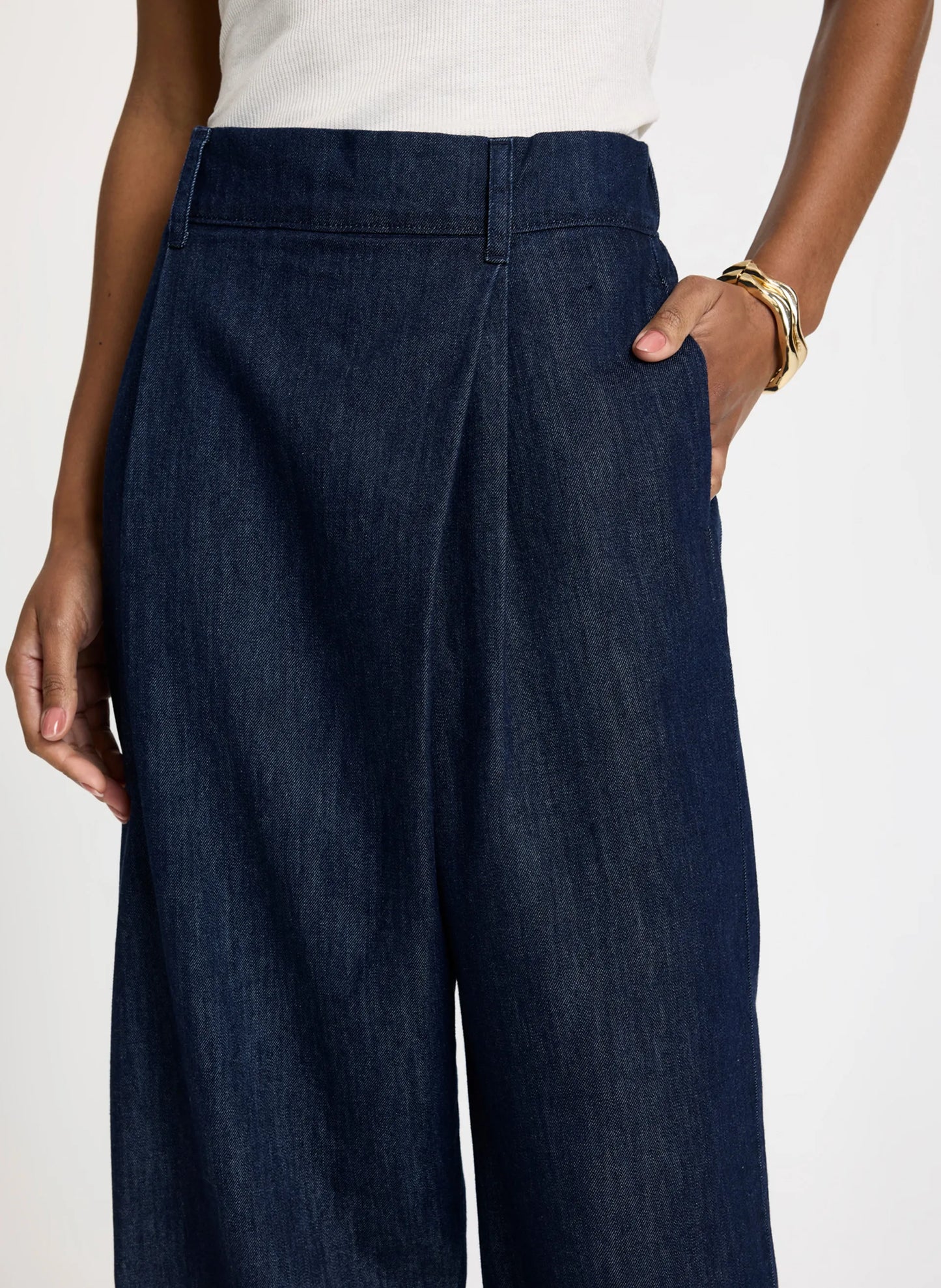 Jean sobre falda Felina Le Lis Blanc