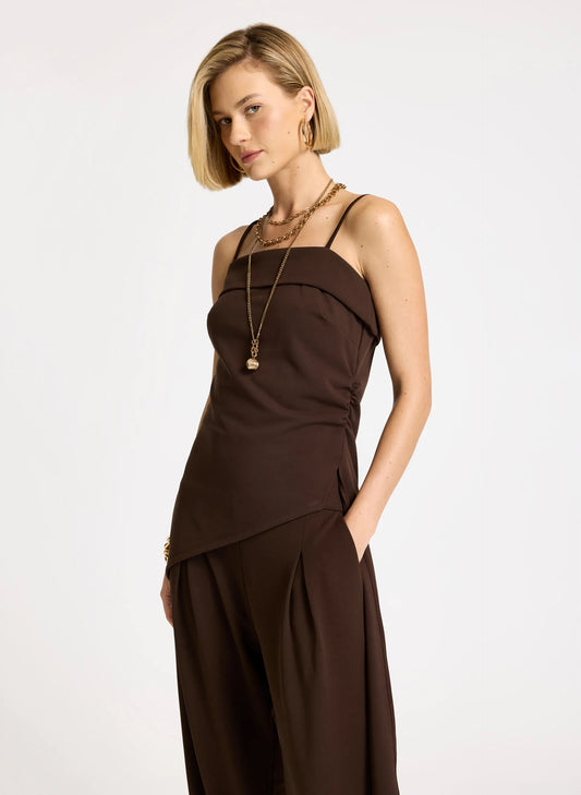 Blusa Sabrina chocolate Le Lis Blanc