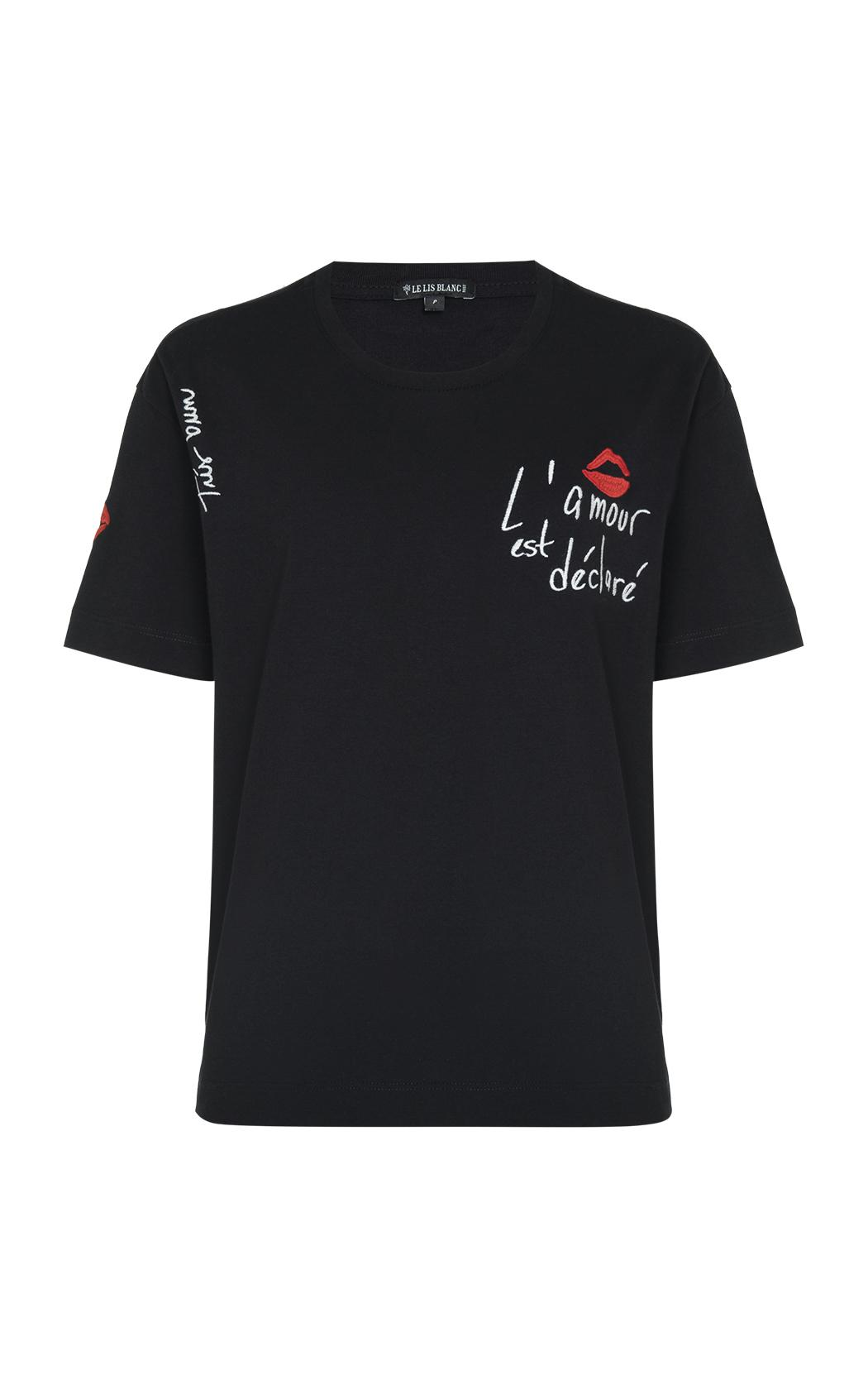 Remera con bordado Tre bien Le Lis Blanc