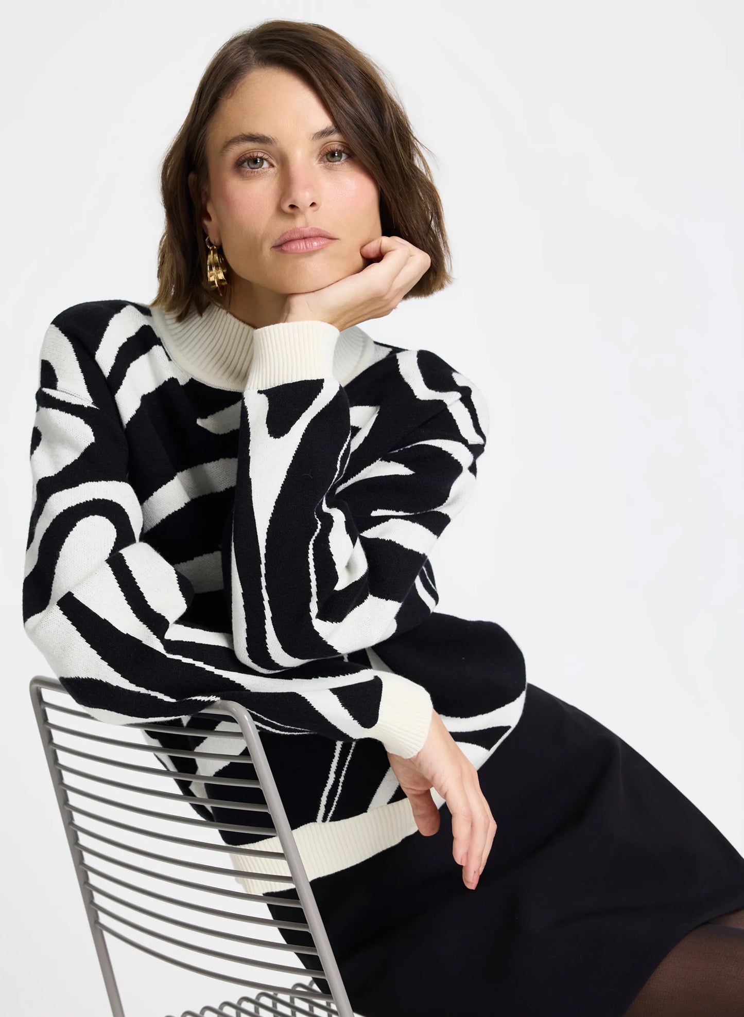 Sweater estampado Ariane Le Lis Blanc