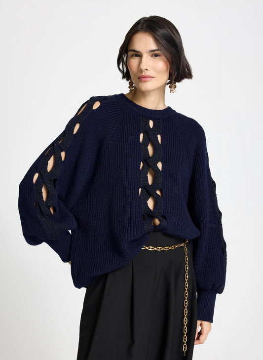 Sweater con aberturas Nilda Le Lis Blanc
