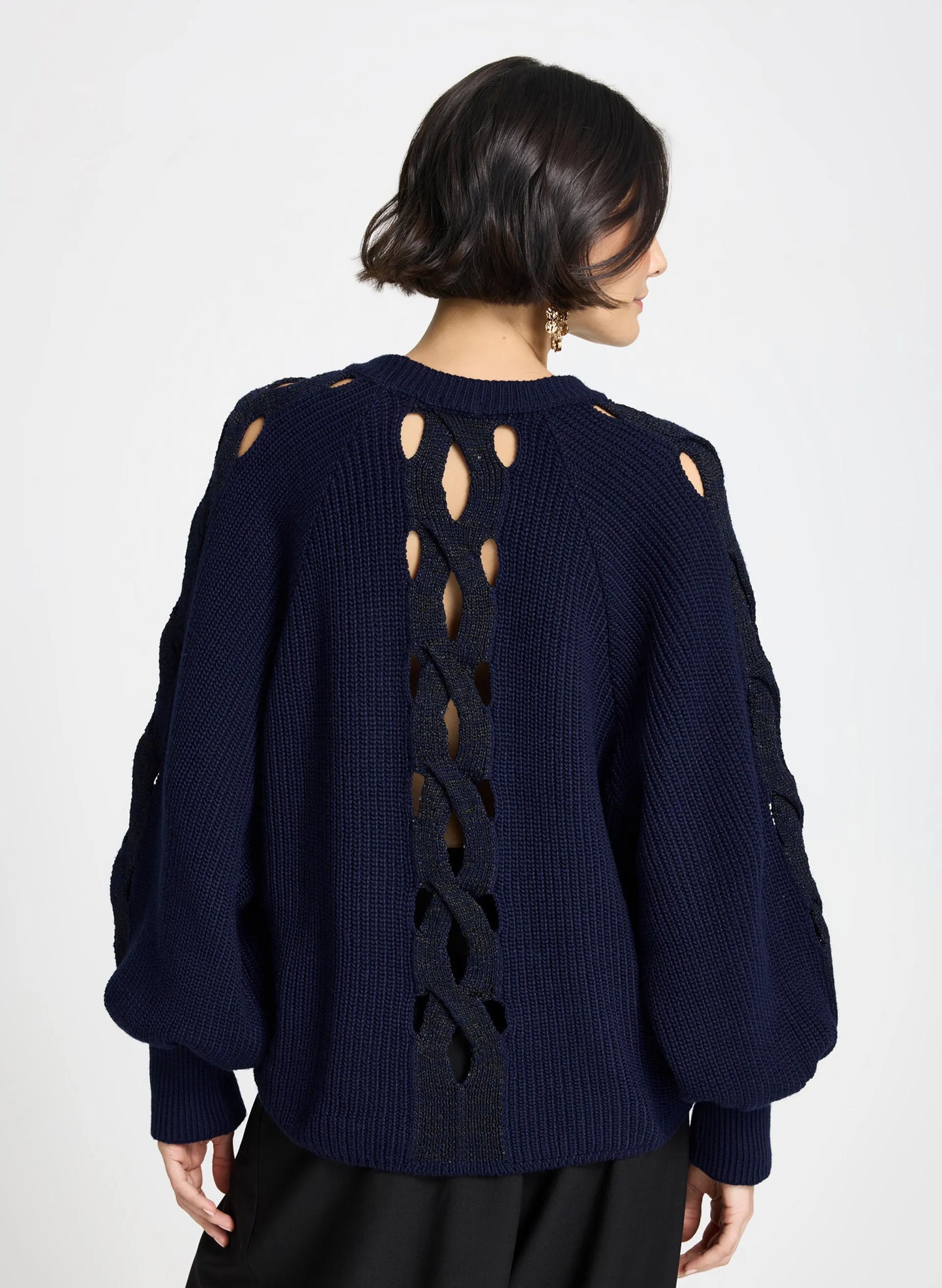 Sweater con aberturas Nilda Le Lis Blanc
