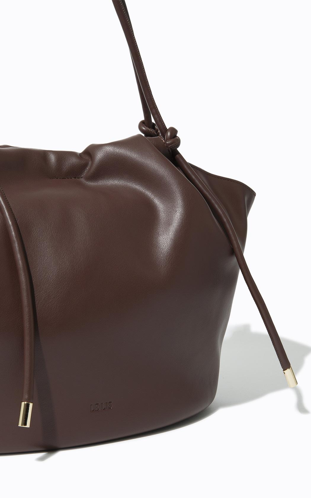 Cartera grande Bia chocolate Le Lis Blanc