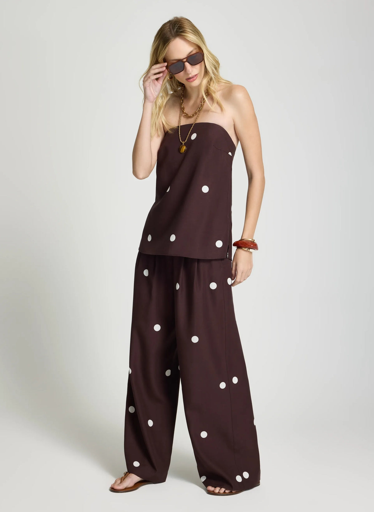 Blusa lunares Maite Le Lis Blanc