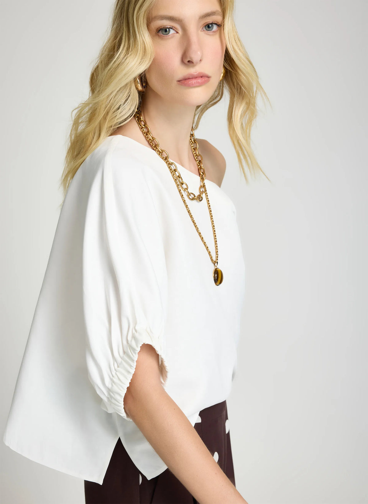 Blusa hombro caido Serena Le Lis Blanc