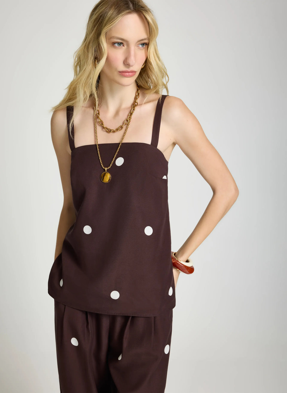 Blusa lunares Maite Le Lis Blanc