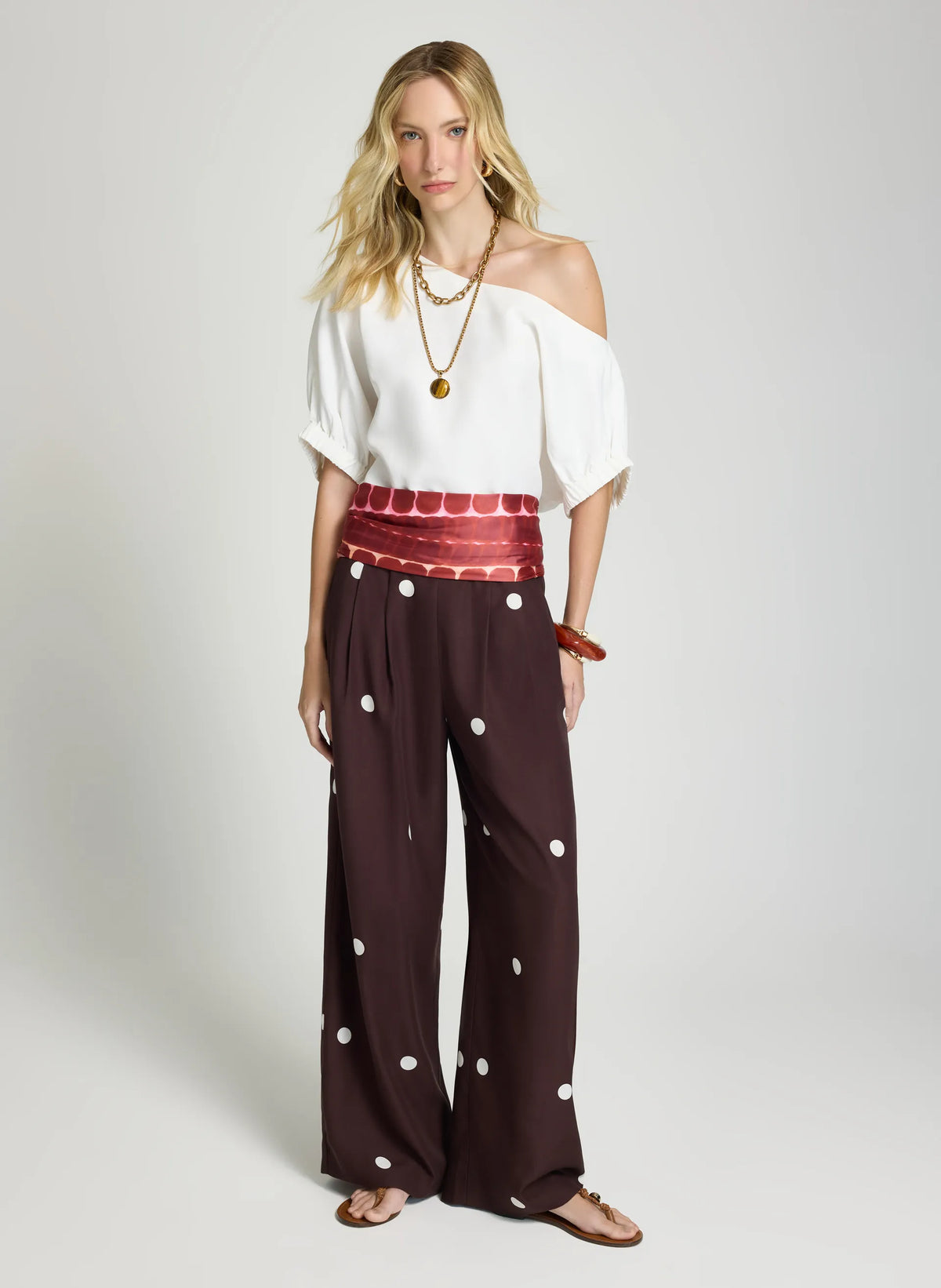 Blusa hombro caido Serena Le Lis Blanc