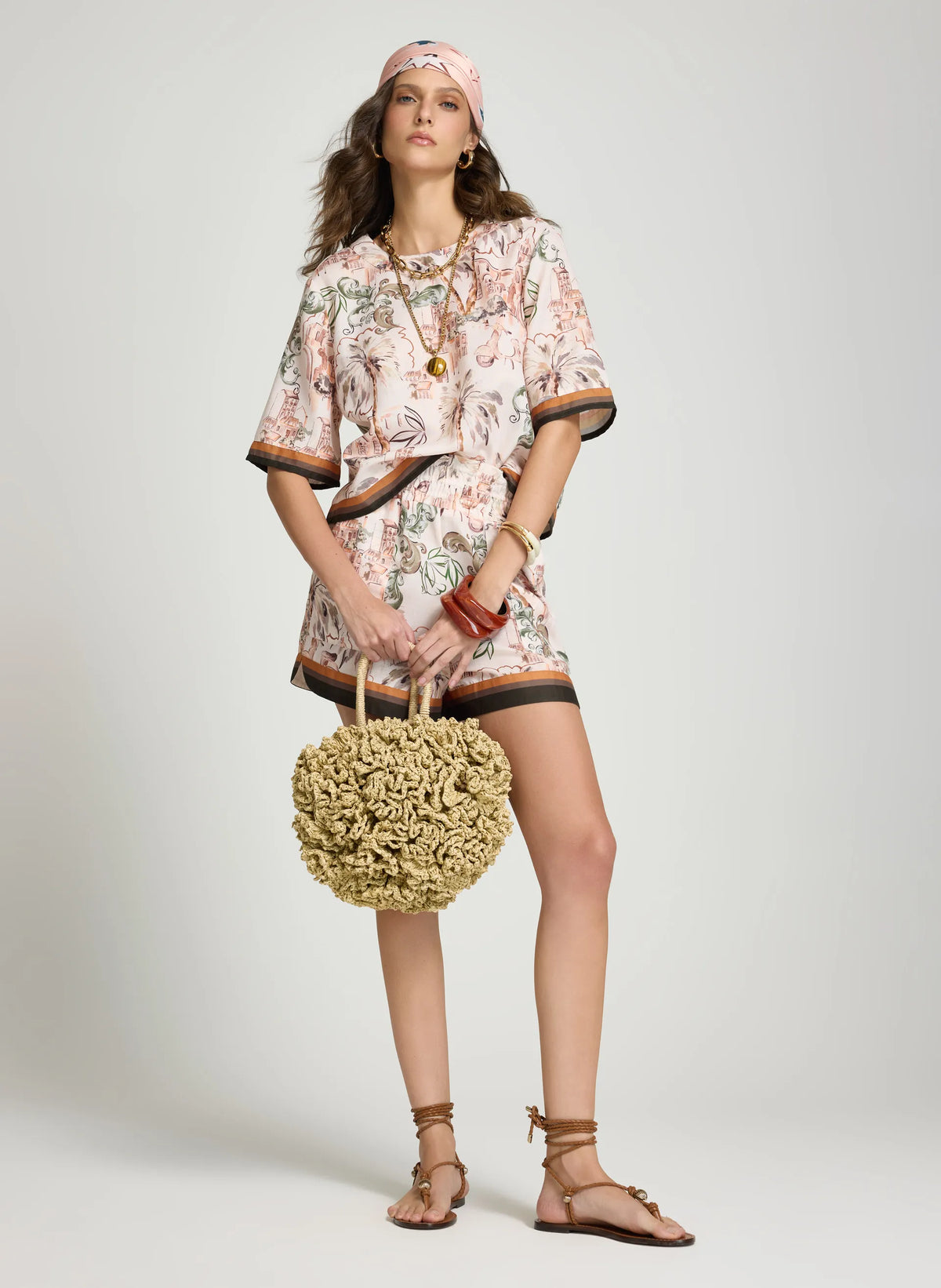 Blusa estampada Alice Le Lis Blanc