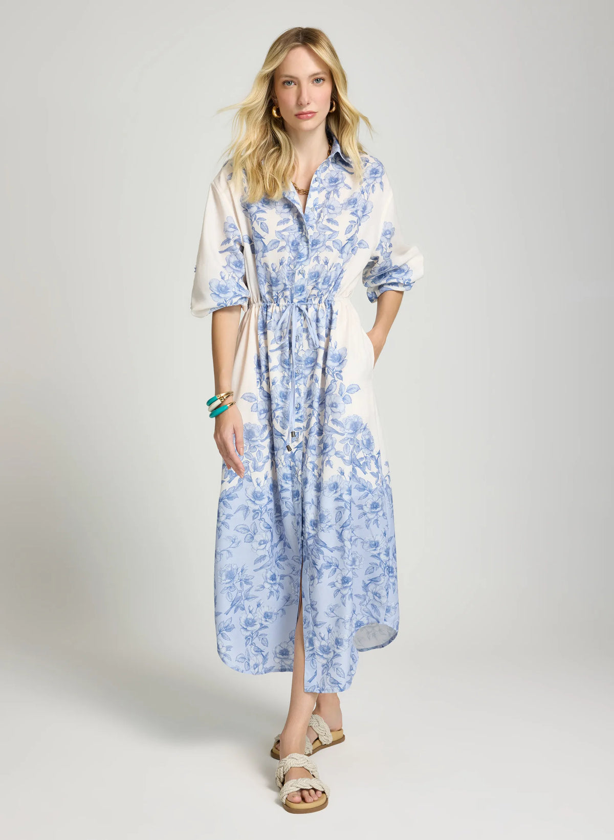 Vestido camisero Flora Le Lis Blanc