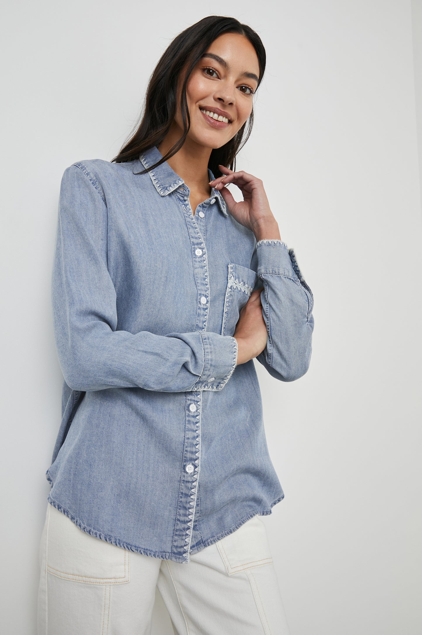 Camisa de jean Saya Rails