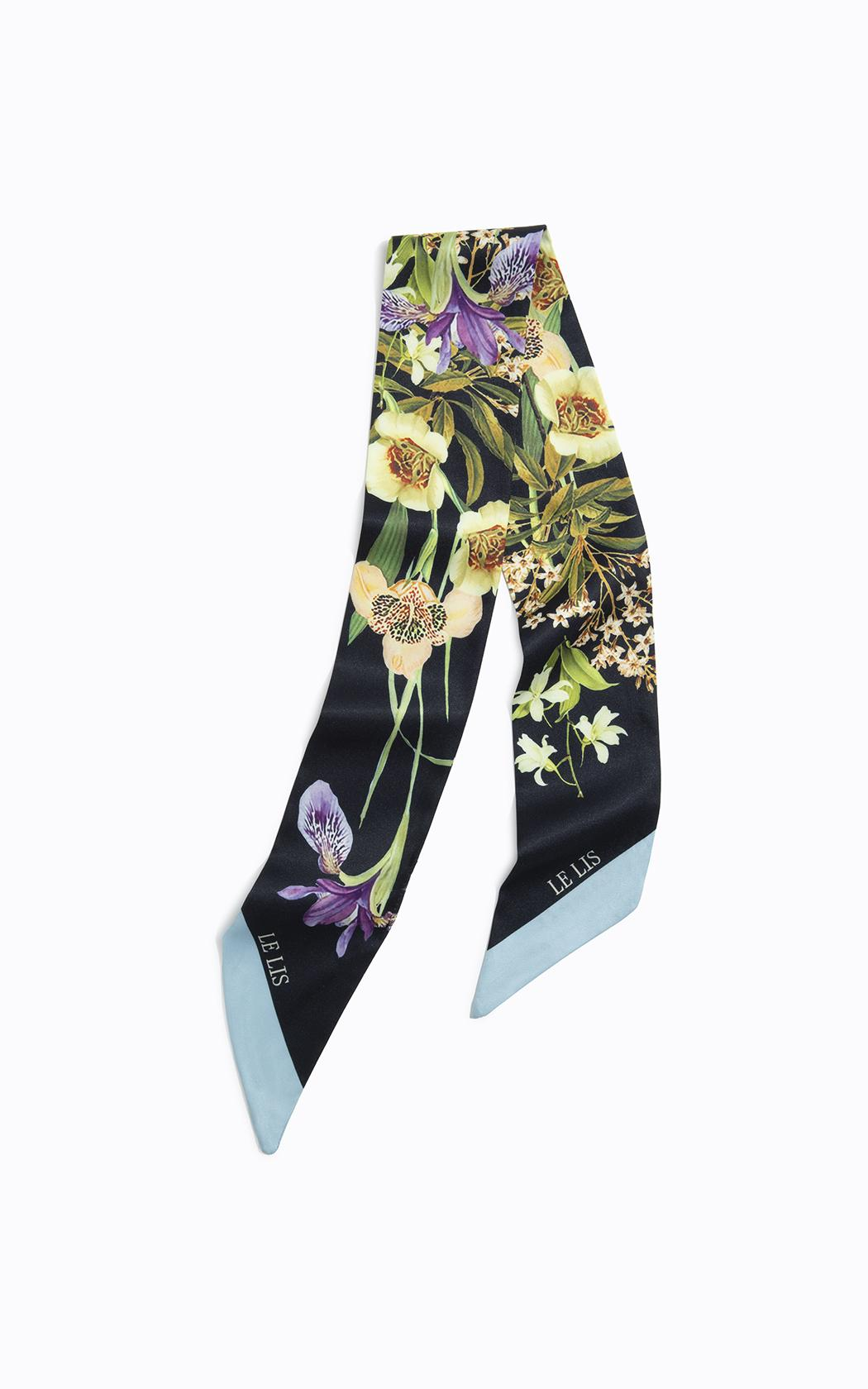 Pañuelo Floral azul Le Lis Blanc