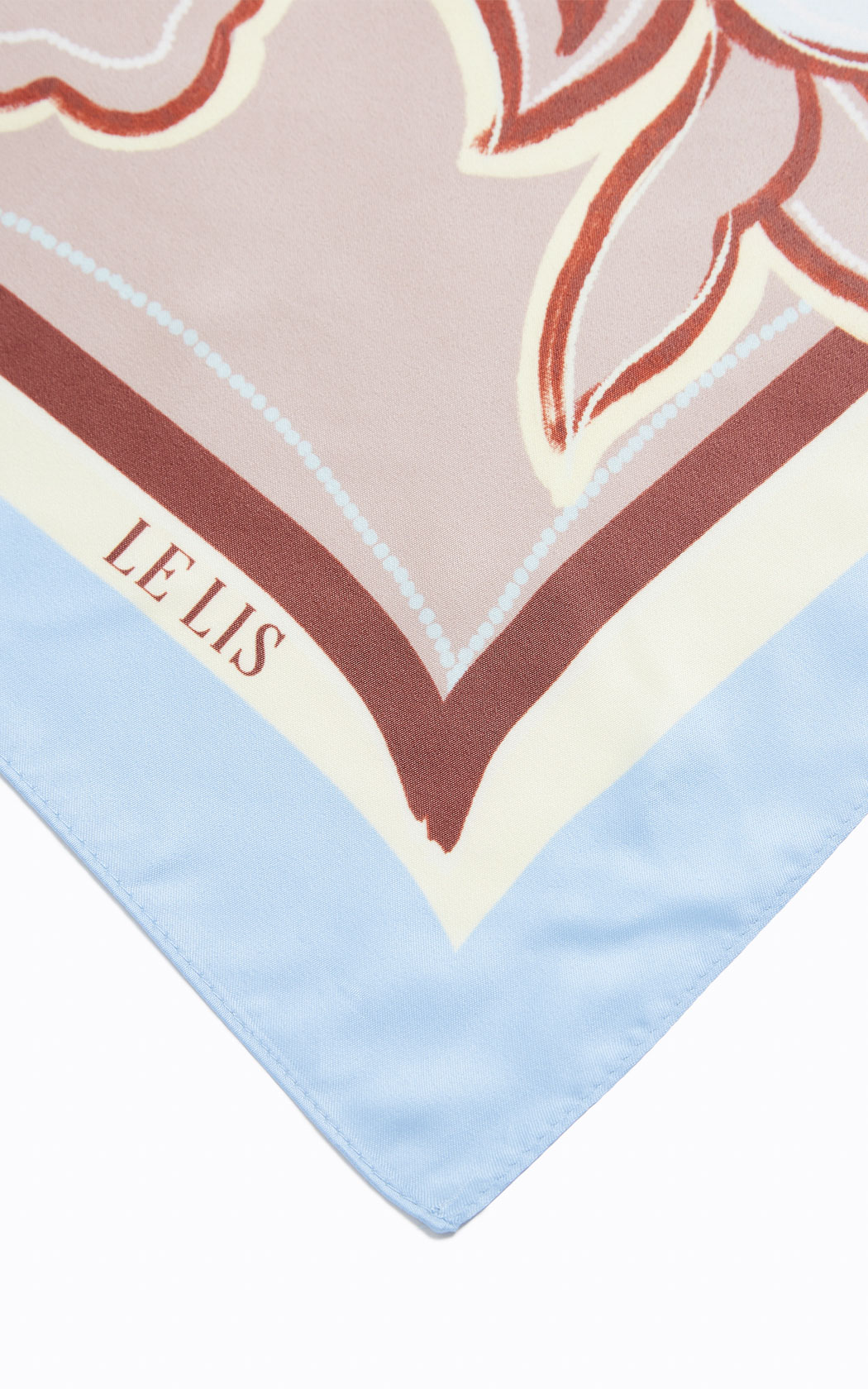 Pañuelo flores rojas Le Lis Blanc