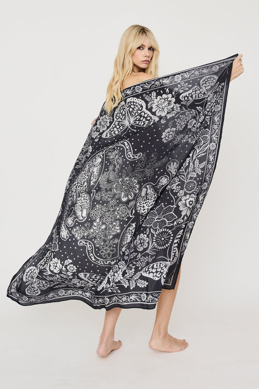 Pareo Bandana Negro New Match