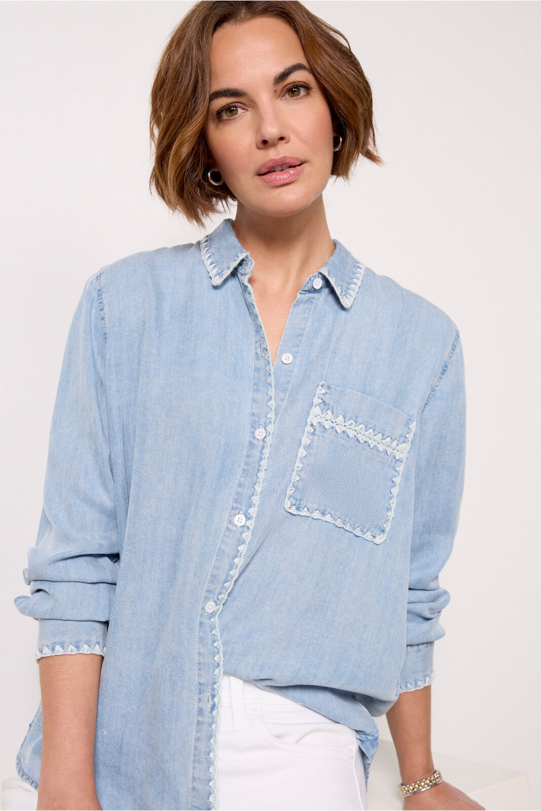 Camisa de jean Saya Rails