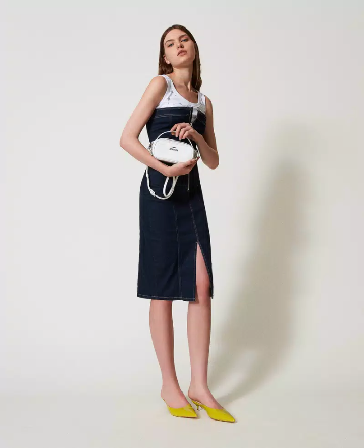 Vestido de jean ajustado Cintia Twinset