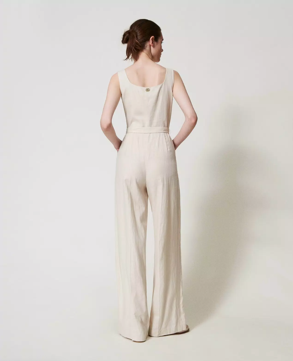 Mono de lino bordado Jas Twinset