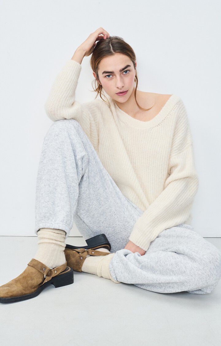 Sweater East perla cuello a la base American Vintage