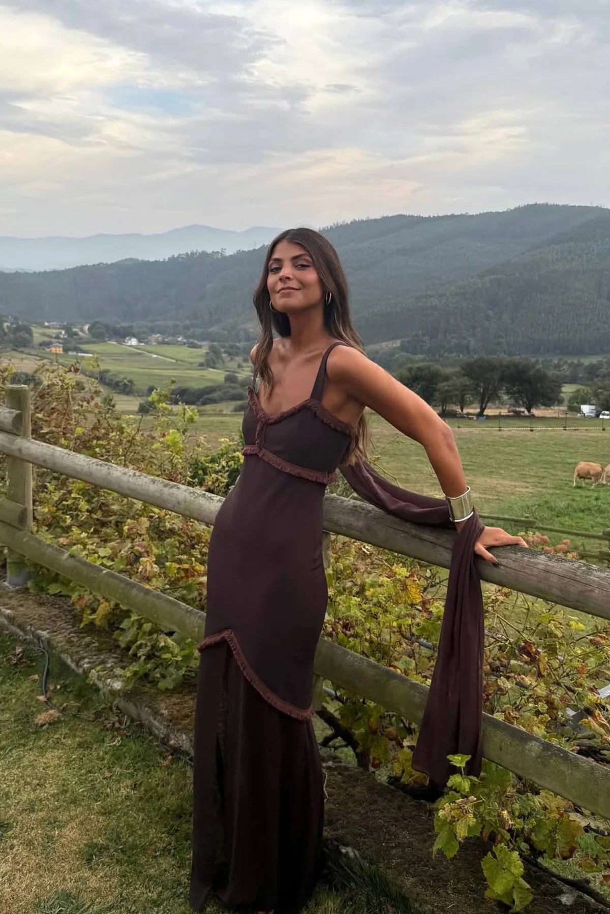 Vestido Loren chocolate Lady Pipa