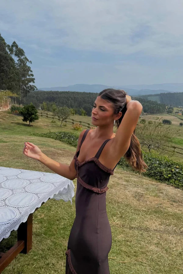 Vestido Loren chocolate Lady Pipa