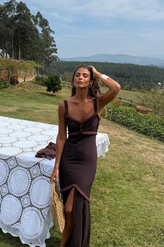 Vestido Loren chocolate Lady Pipa