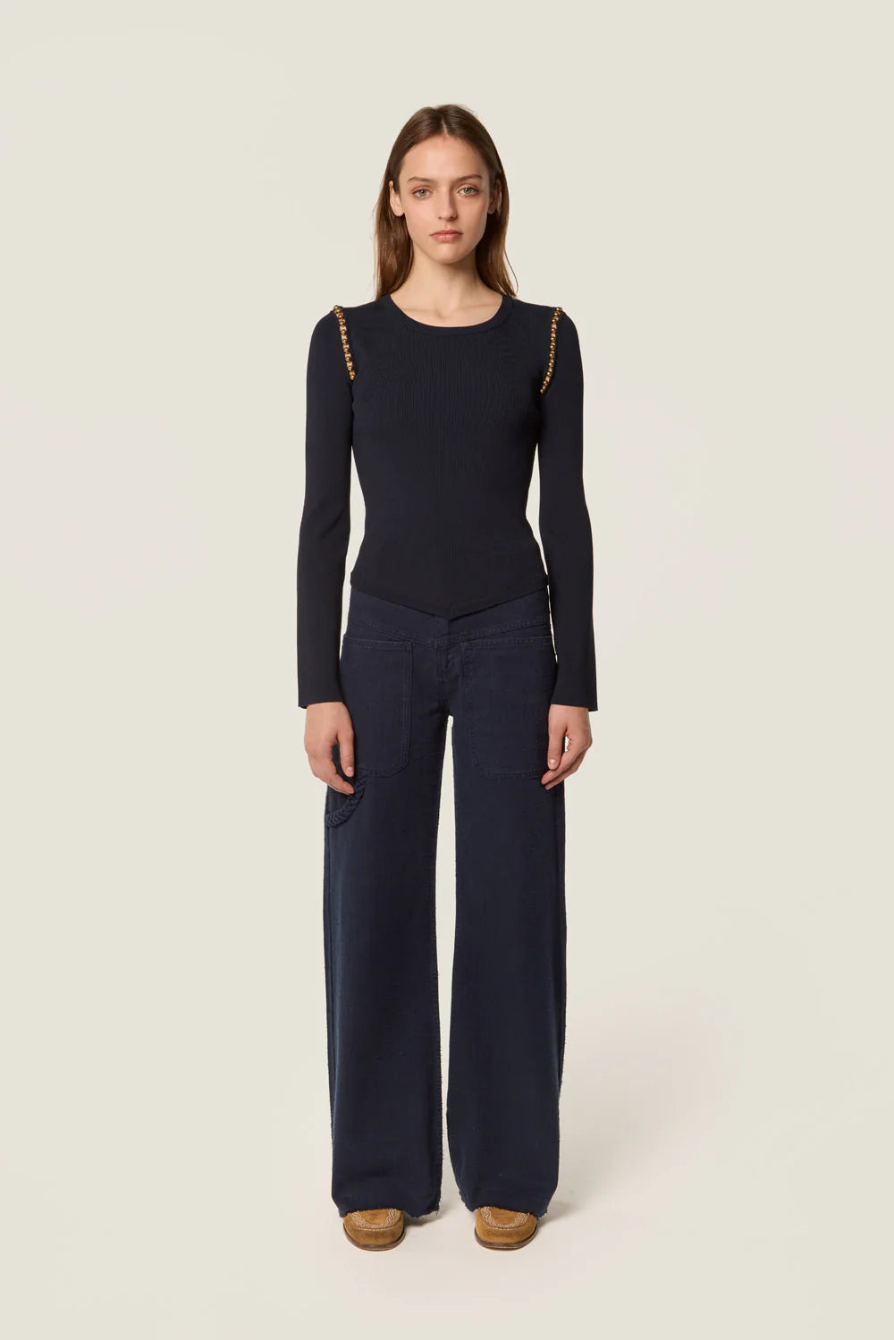 Sweater fino Milune con bolitas Trresé