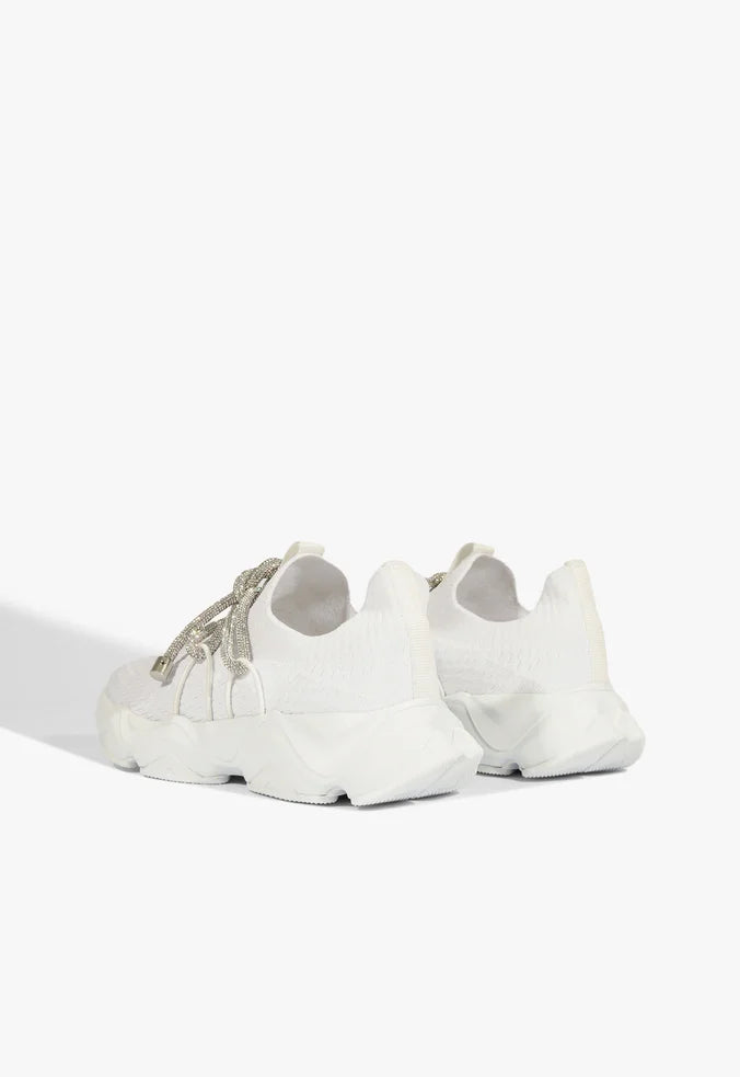 Sneaker cordon lurex blanco Schutz