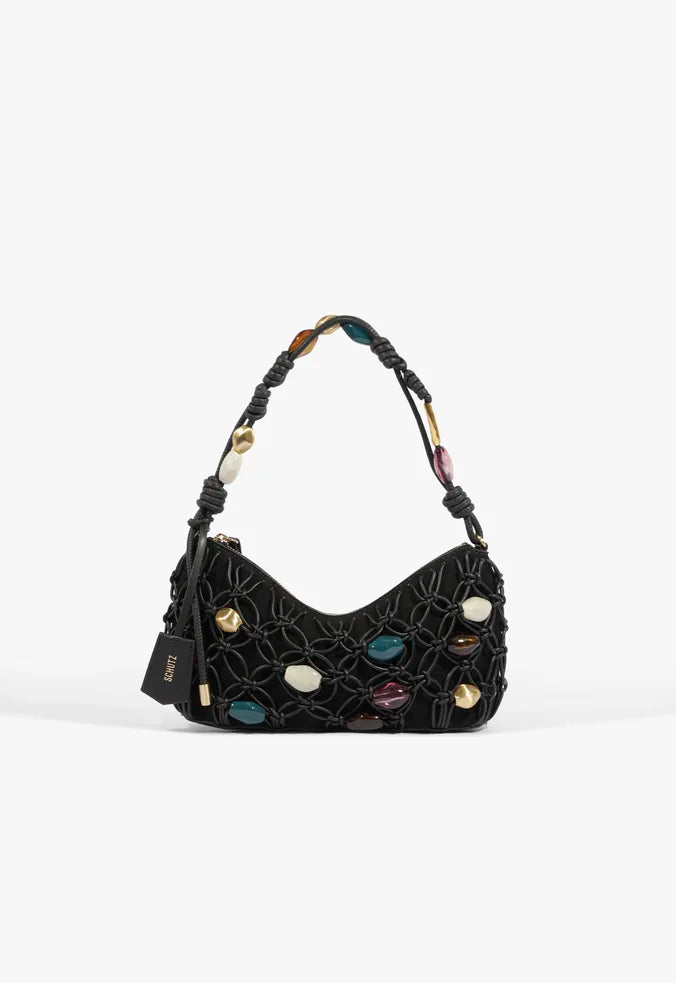 Cartera Baguette con apliques Schutz