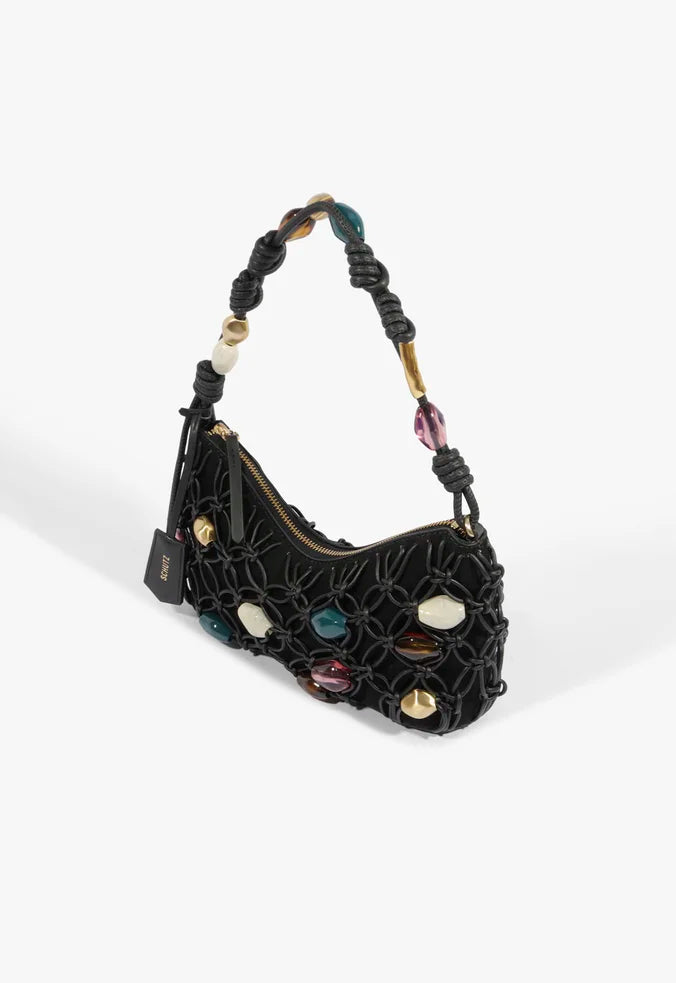 Cartera Baguette con apliques Schutz