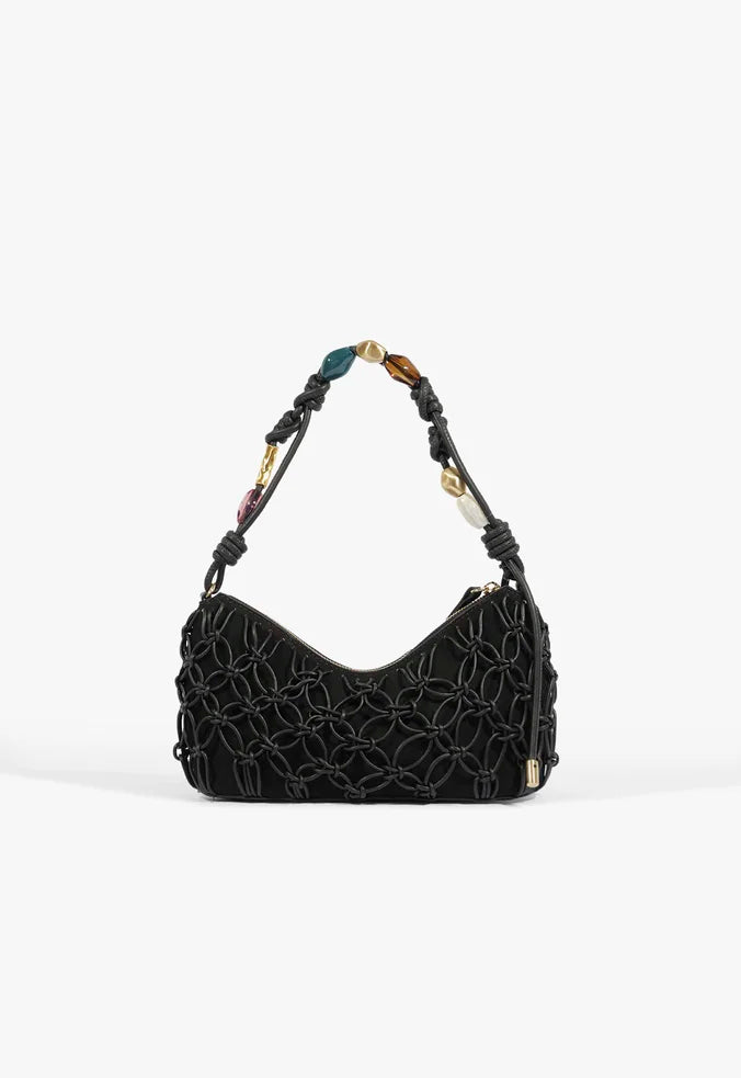 Cartera Baguette con apliques Schutz