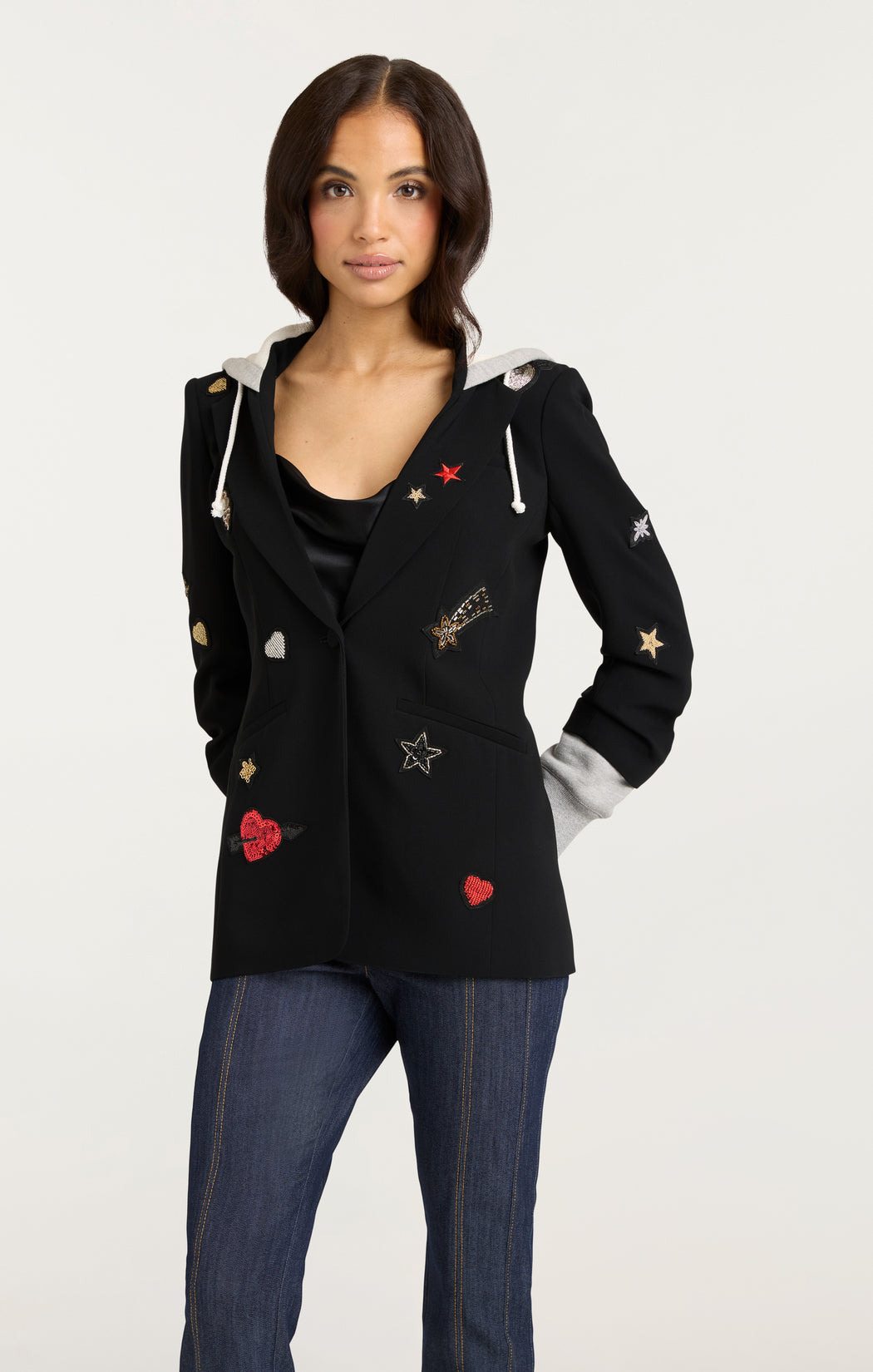 Blazer Klohe hooded Cinq a Sept