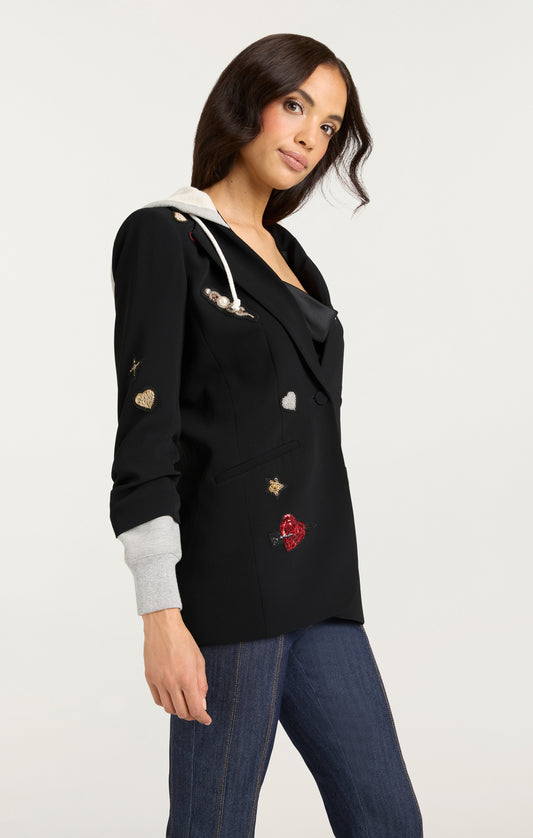 Blazer Klohe hooded Cinq a Sept