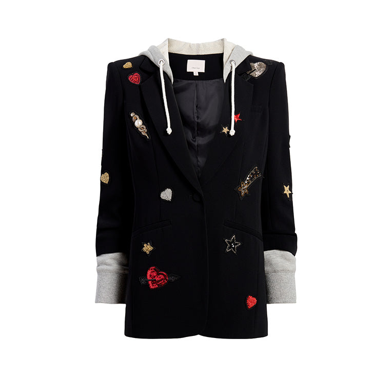 Blazer Klohe hooded Cinq a Sept