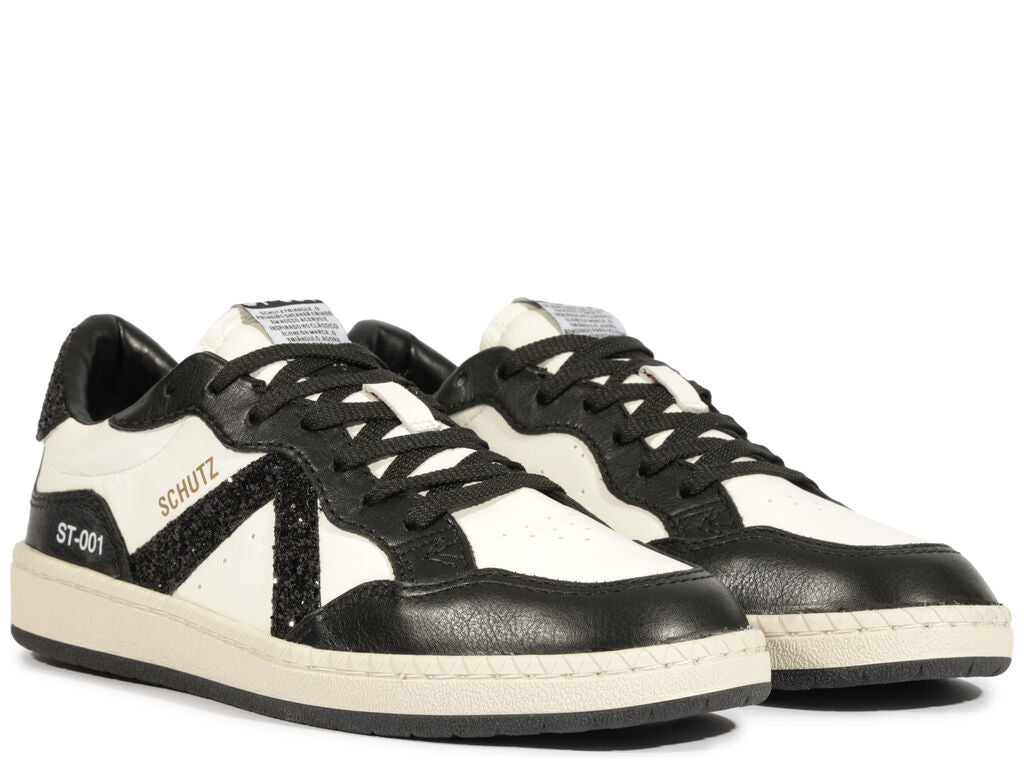 Sneaker Ben blanco y negro Schutz