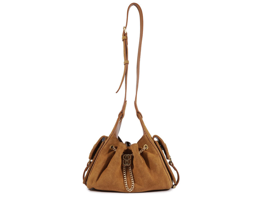 Cartera Bucket mini marron Schutz
