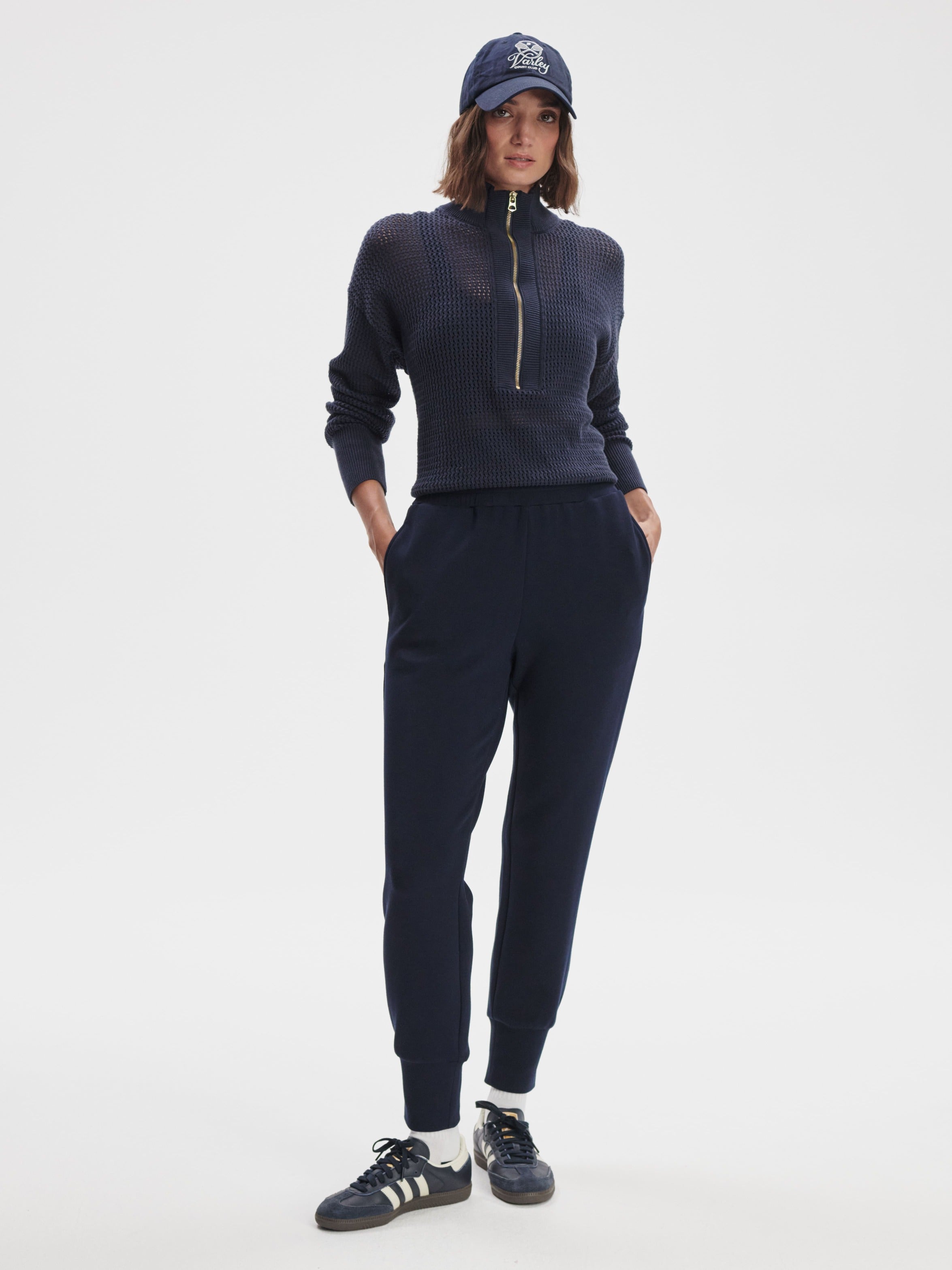 Pantalón slim cuff 25 navy Varley