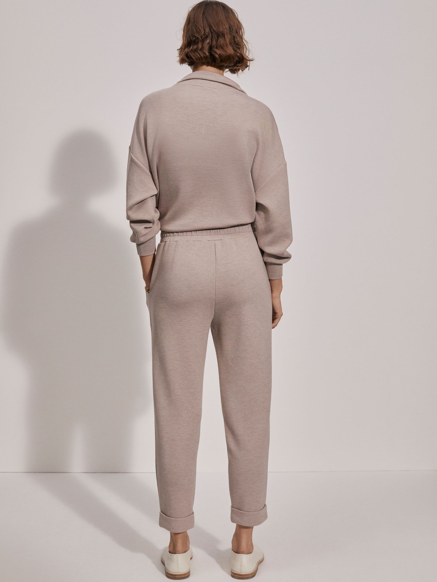 Pantalón rolled cuffed 25 taupe Varley