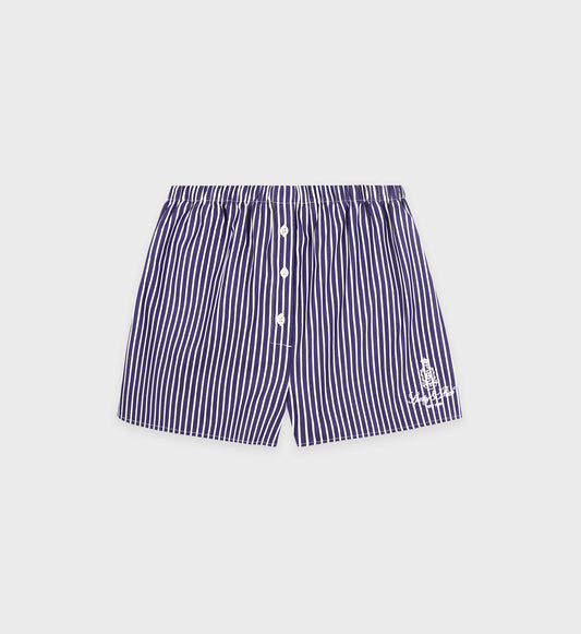 Short Vendome Mini Boxer rayas azul Sporty & Rich