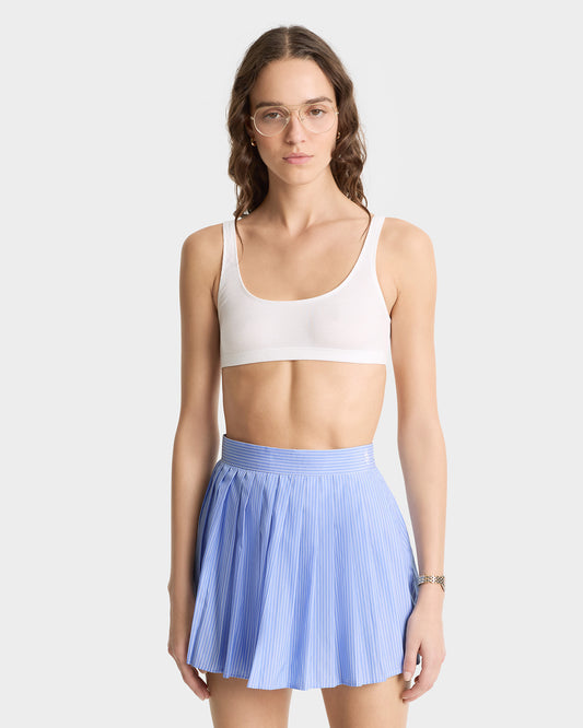 Pollera SRC Anae celeste claro Sporty & Rich