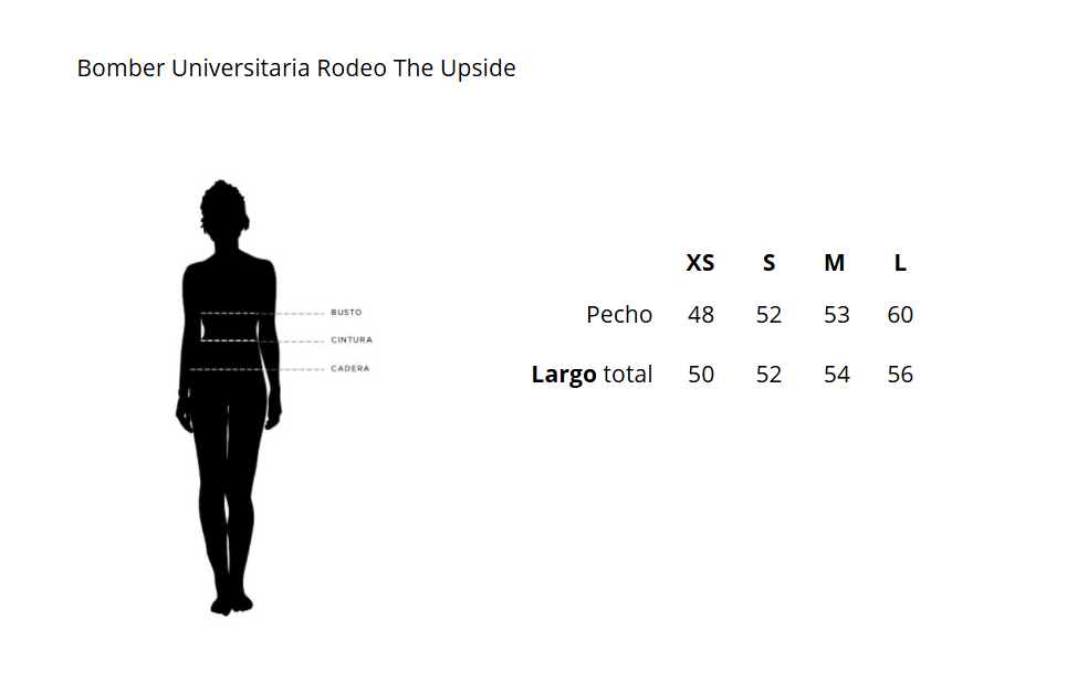 Bomber Universitaria Rodeo The Upside