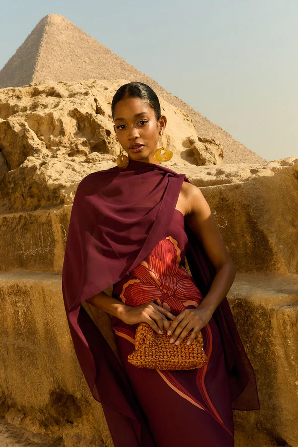 Chal Tosca burdeos Lady Pipa