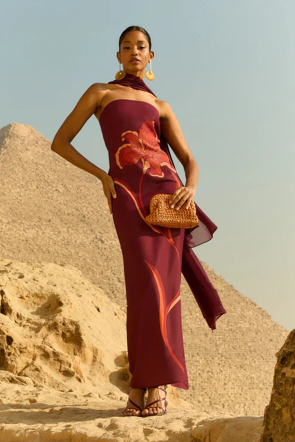 Chal Tosca burdeos Lady Pipa